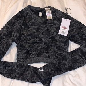 Gymshark Camo Seamless Crop Top